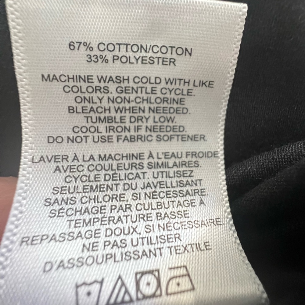 Express Men’s Button Down Black Patterned Long Sl… - image 5